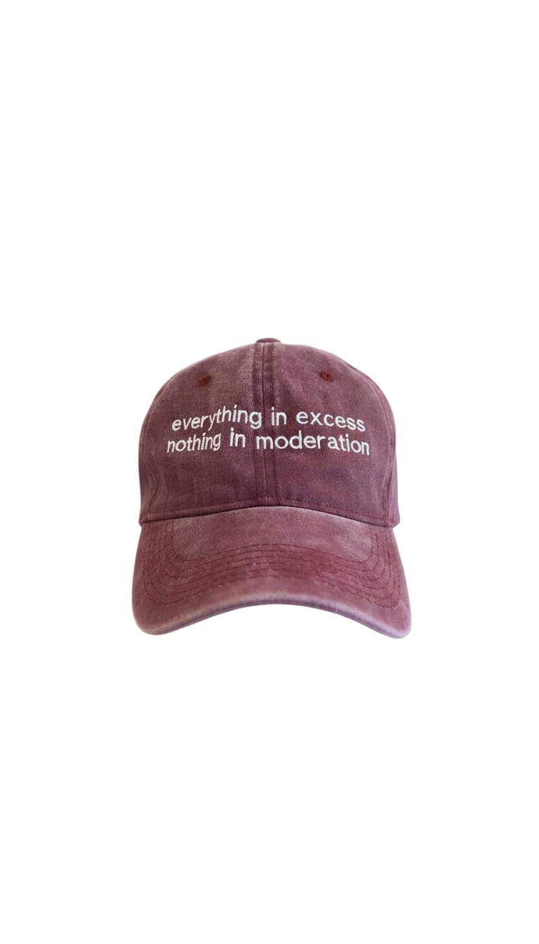 everything in excess nothing in moderation