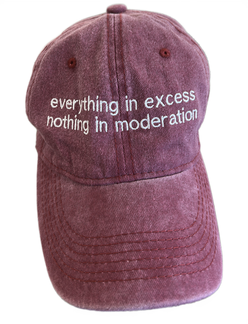 everything in excess nothing in moderation